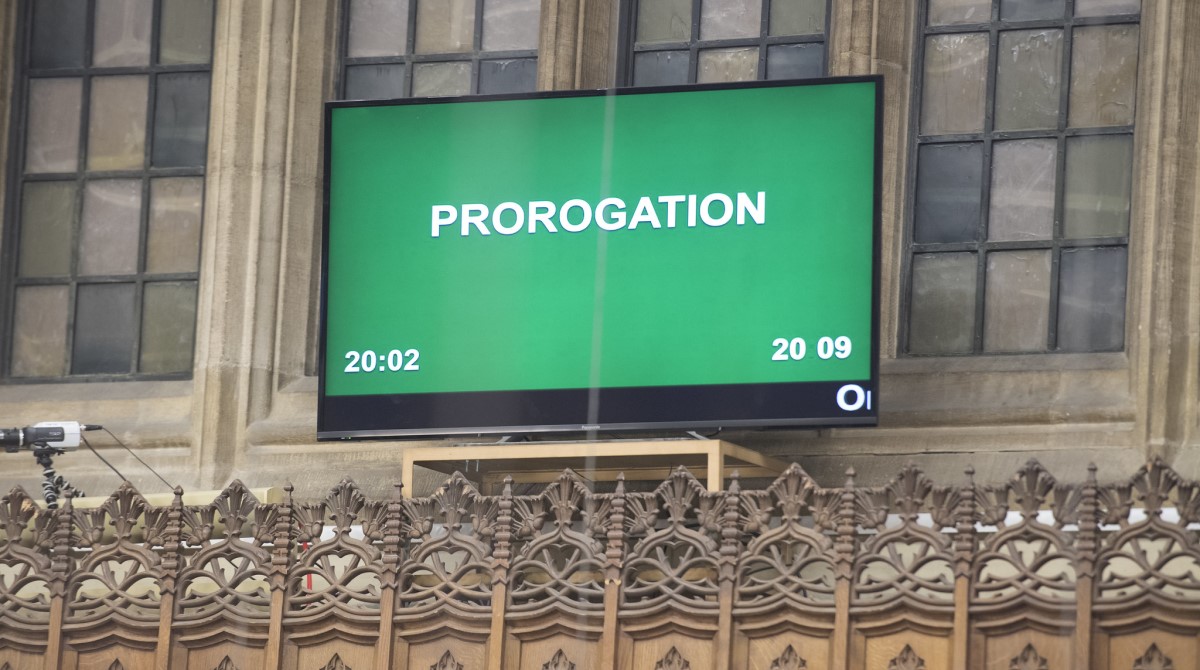 Prorogation one year on: A case for reform?