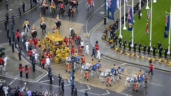 The Coronation of King Charles IIIThe Coronation of King Charles III captured from the Uk Parliament estate
