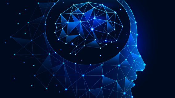 Gradient brain background