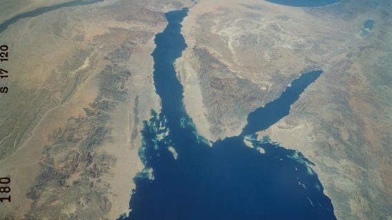 Panoramic Sinai Peninsula, Red Sea
